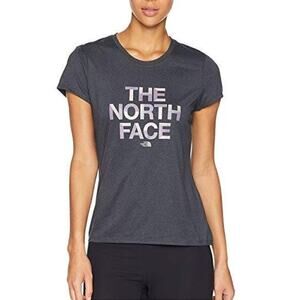 The North Face Reaxion Top Graphic Crew Gray NWT S